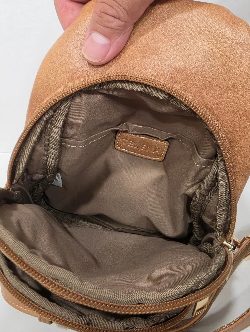 Telena Small Sling Bag for Women Leather Crossbody Fanny Packs Chest Bag for Wom